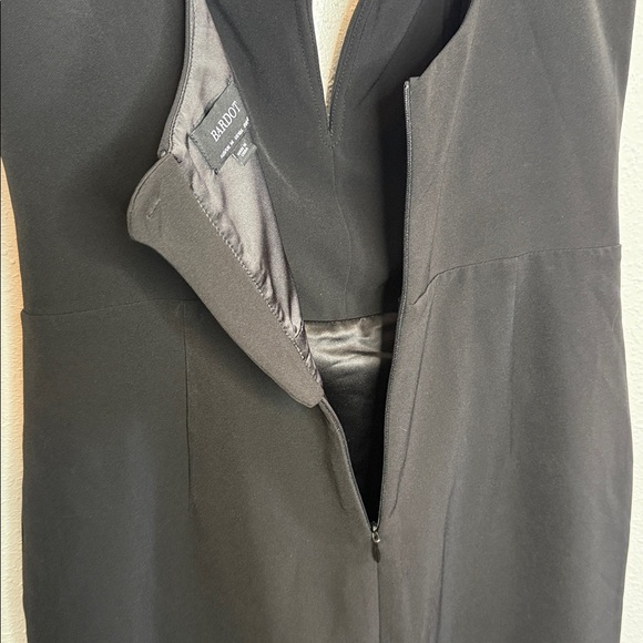 Bardot Kristen Flounce Mini Black Dress Size 14 - Picture 6 of 7